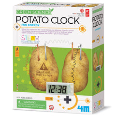 4M - Green Science Potato Clock Fun Energy Set - Educational Toys