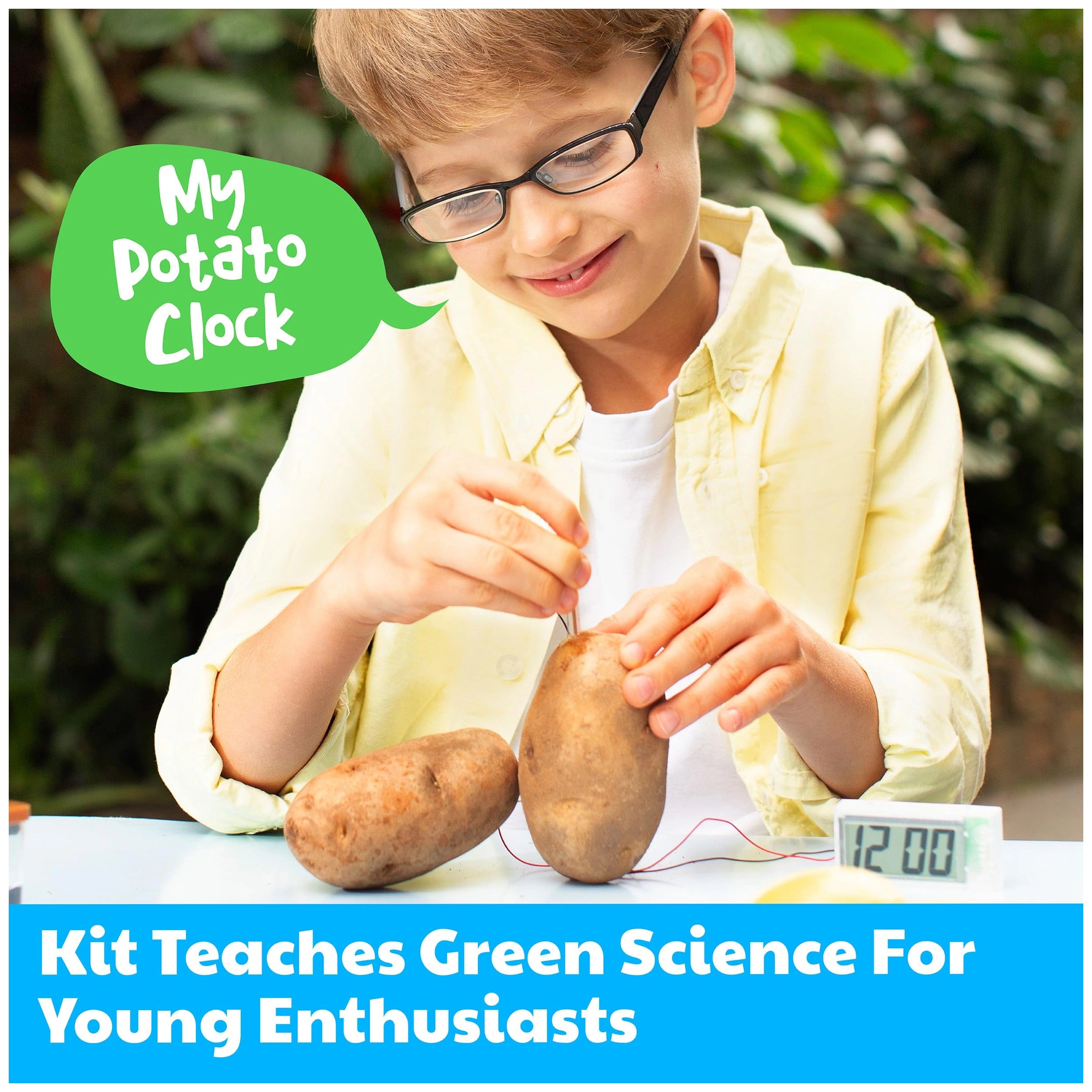 4M - Green Science Potato Clock Fun Energy Set - Educational Toys