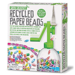 4M - Kit de cuentas de papel reciclado Green Science - Manualidades - 5+ - 4M04588