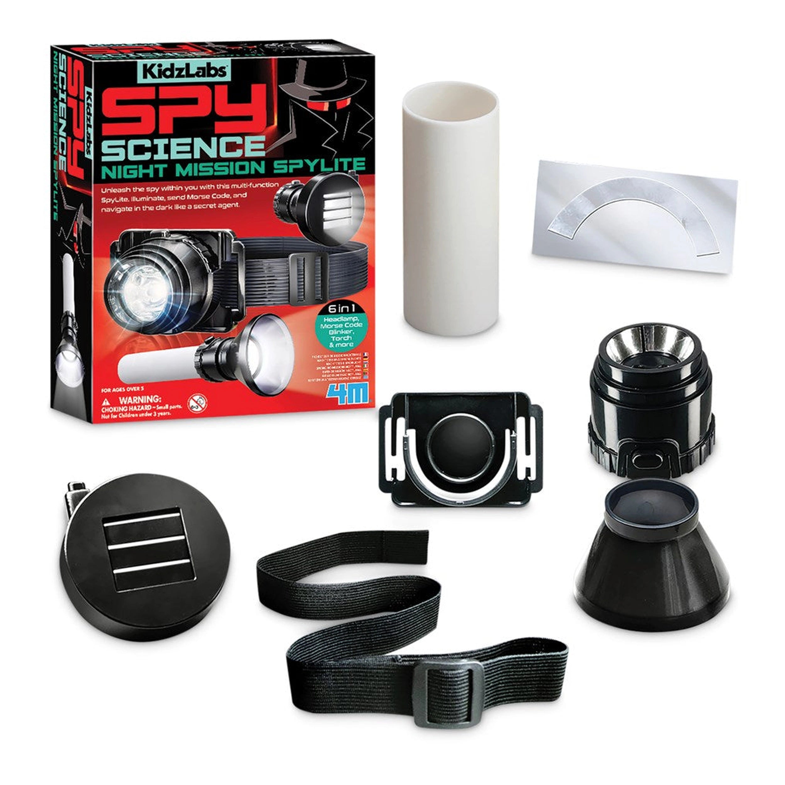 4M - KidzLabs Spy Science Night Mission Spylite - Toy Playsets