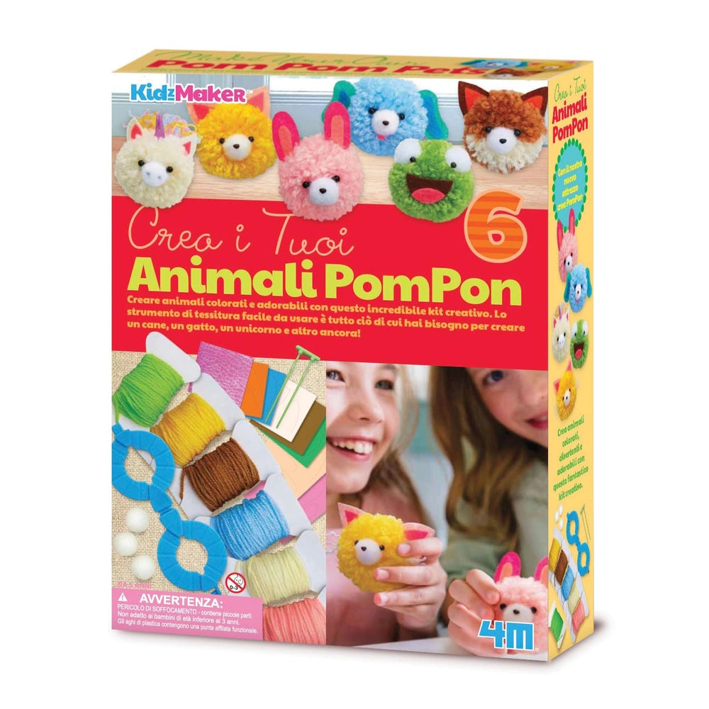 4M - KidzMaker - Crea Tu Propio Pom Pom - Manualidades - 5+ - 4M04760