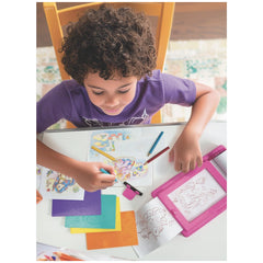 4M - KidzMaker Unicorn Rub Art Studio - Arts & Crafts