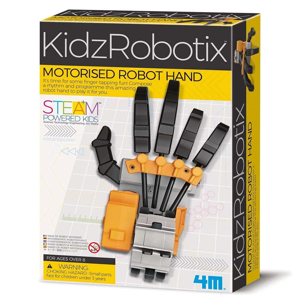 4M - KidzRobotix Motorised Robot Hand - Robotic Toys - 8 - Fun Project - 4M03407