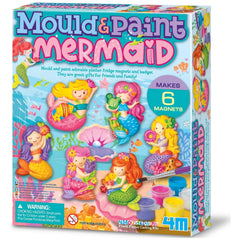 4M - Imán de sirena para moldear y pintar - Artes y manualidades