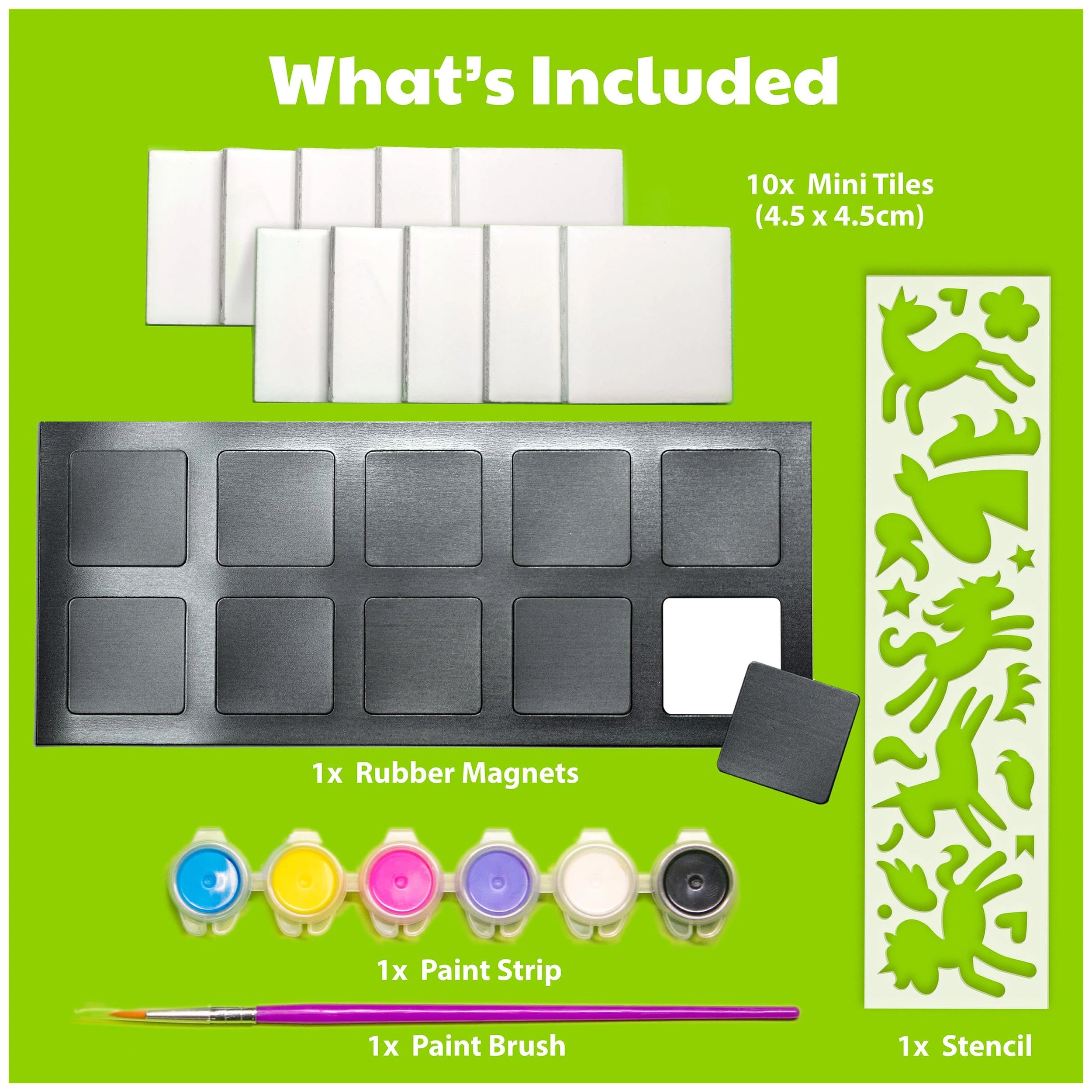 4M - Artes en Mini Azulejos de Unicornios - Manualidades