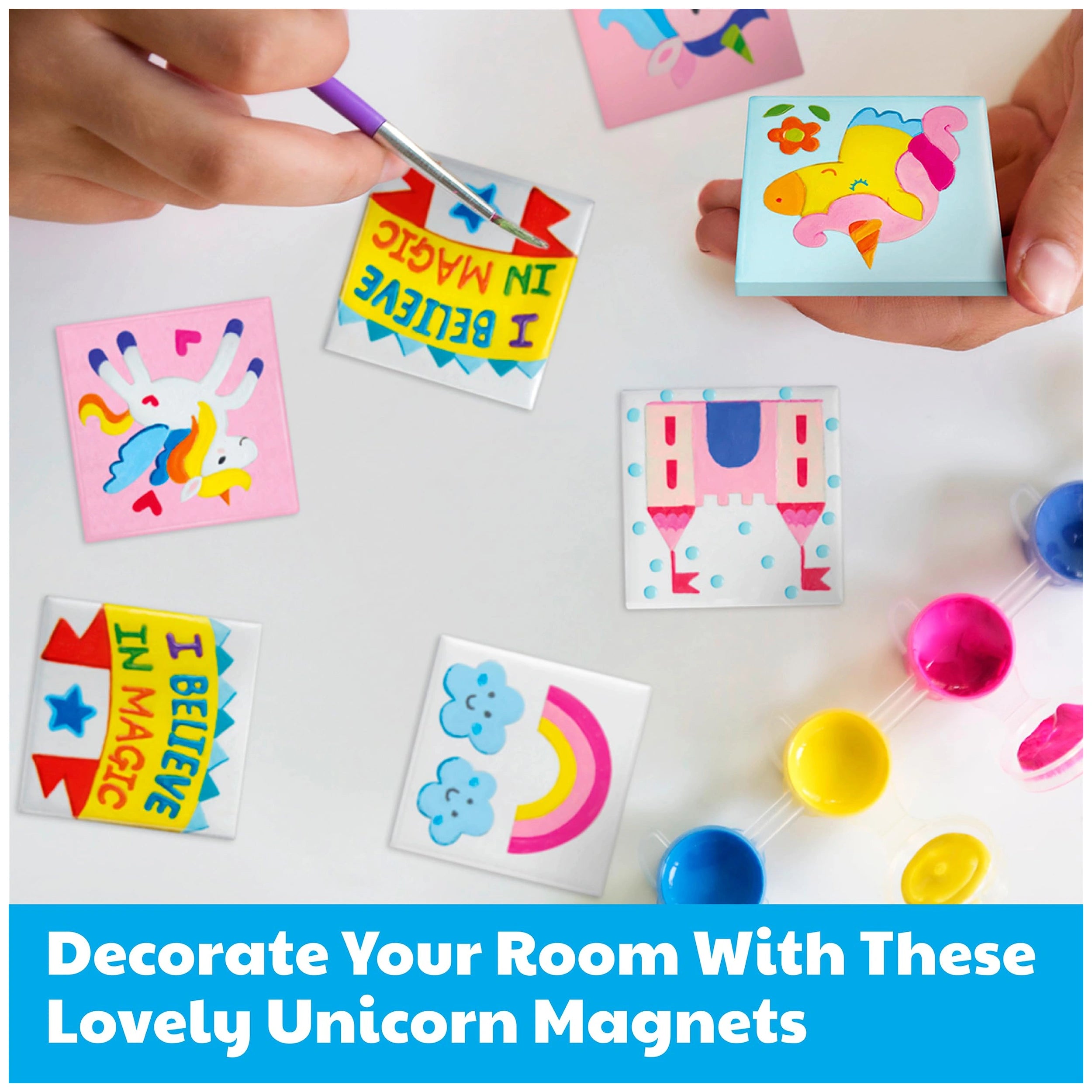 4M - Artes en Mini Azulejos de Unicornios - Manualidades