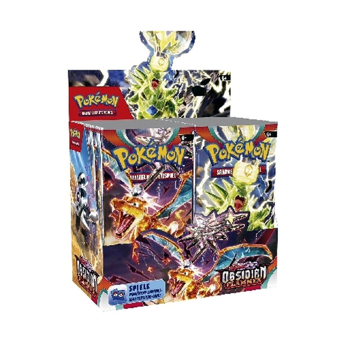 AMIGO - Exhibición de Pokémon Obsidian 36 Pcs - Cartas Coleccionables
