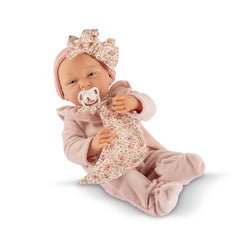 ASI Dolls - Muñeca ASI - Matti 40cm Edición Mono Rosa - Muñeca de Vinilo Premium - 3+ años