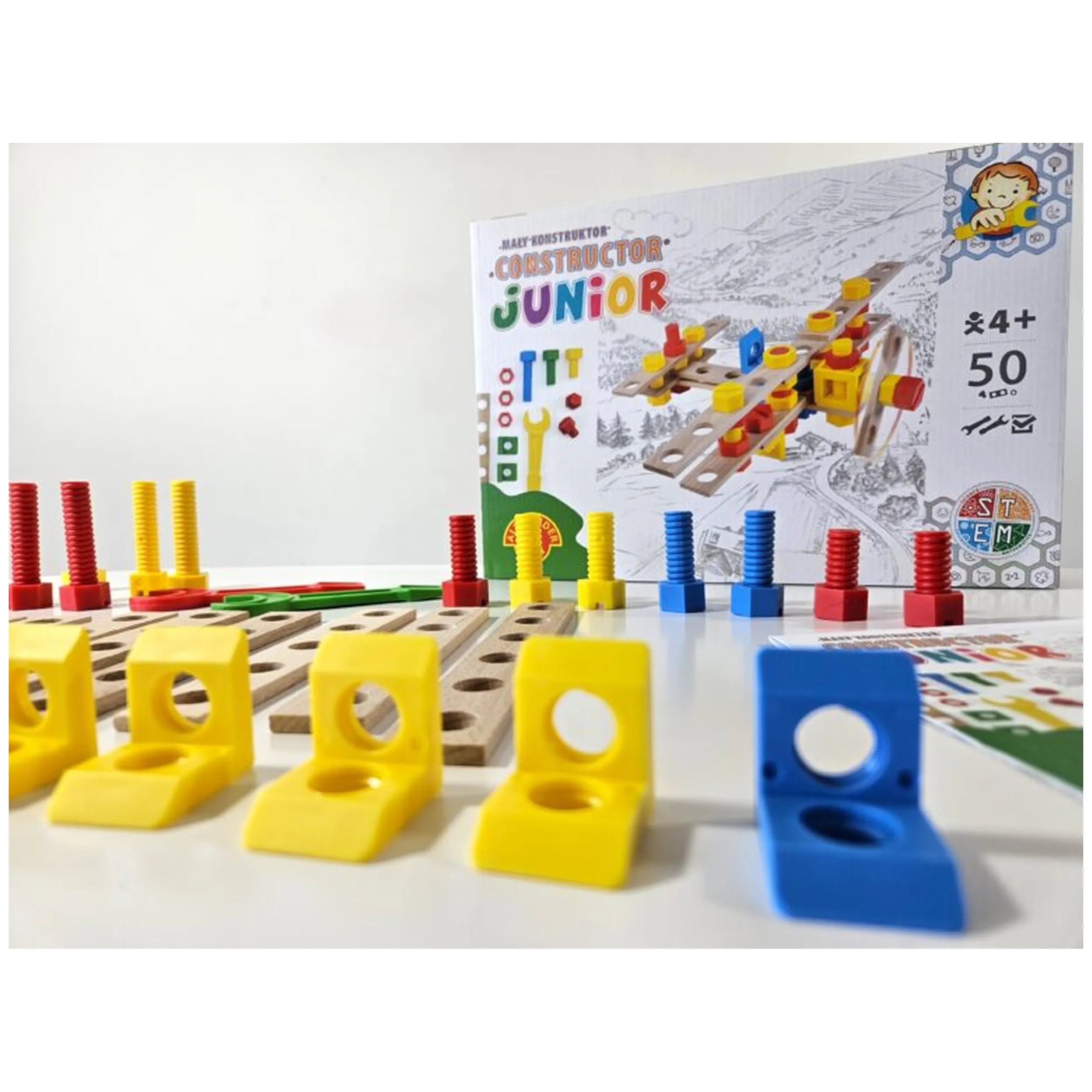 Alexander - Constructor Junior Wooden Airplane Construction Set Toys