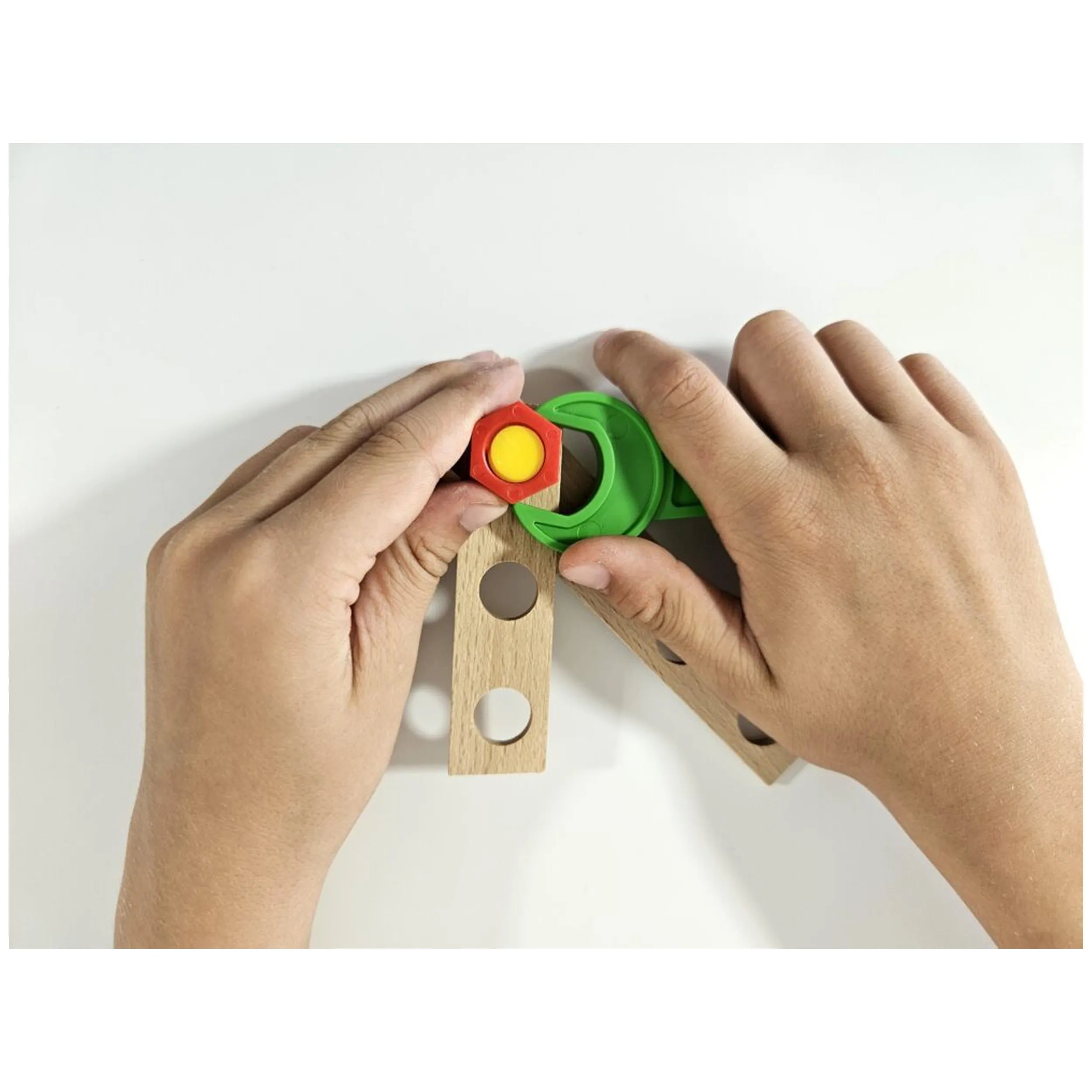 Alexander - Set de Construcción de Helicóptero de Madera Constructor Junior