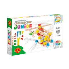 Alexander - Set de Construcción de Helicóptero de Madera Constructor Junior