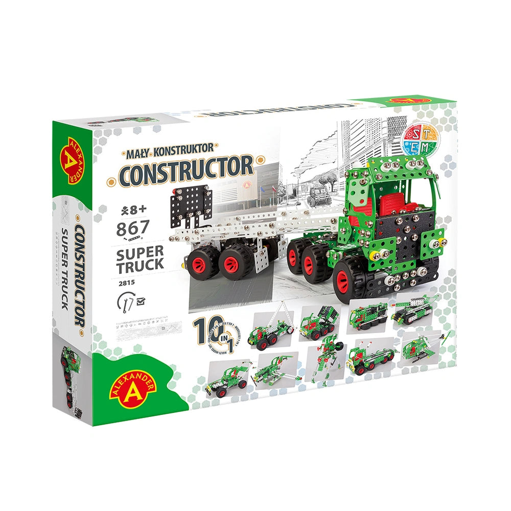 Constructor PRO Super Truck 10 en 1 - Juego educativo STEM - 8 años