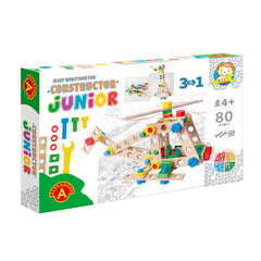 Alexander - Maly Constructor Junior 3X1 Set de Construcción de Helicópteros Juguetes