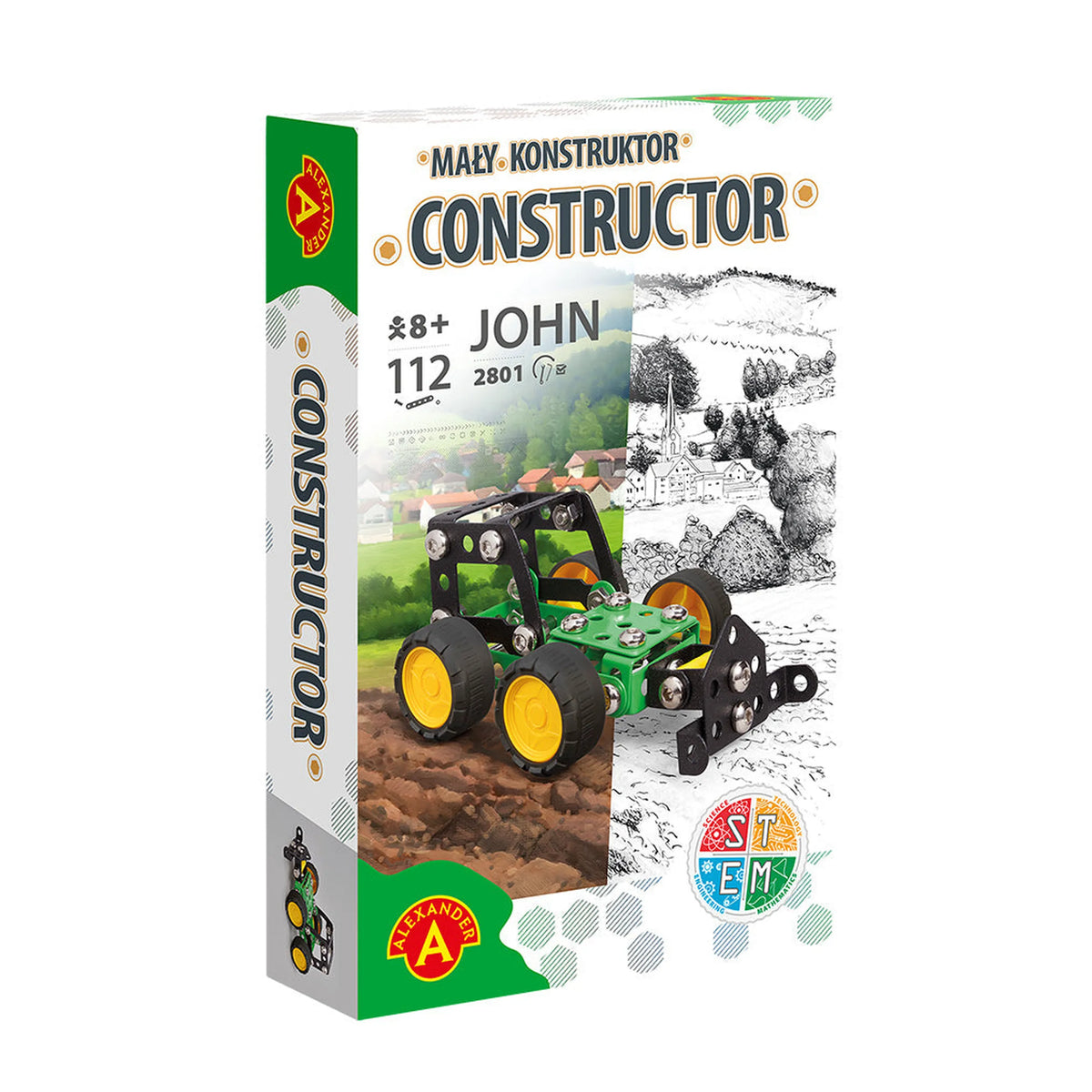 Alexander - Maly Constructor Juego de Construcción de Remolque de Nieve