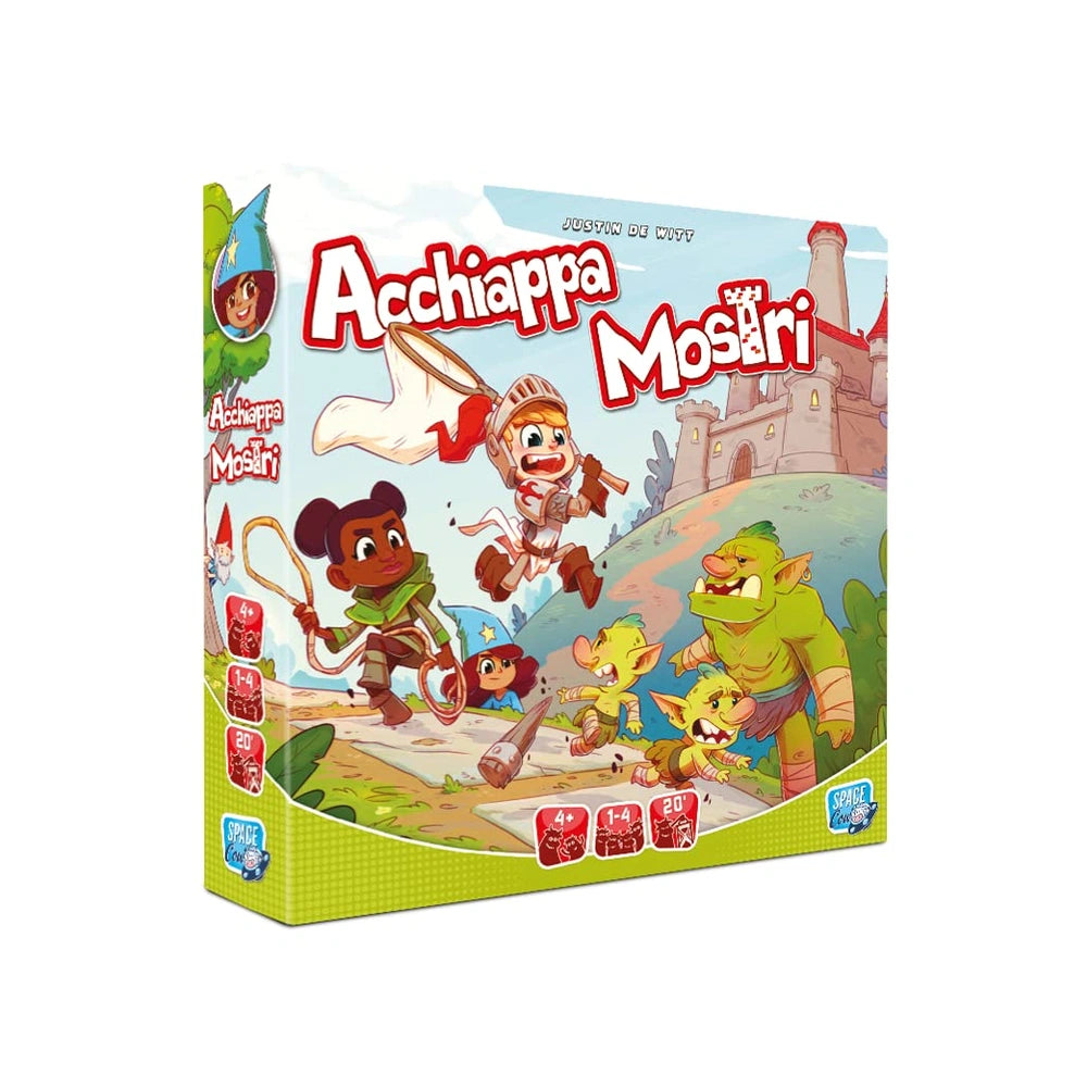 Asmodee - Acchiappa Mostri - Juegos de Mesa - 4+ - STR8766 - Edición Italiana