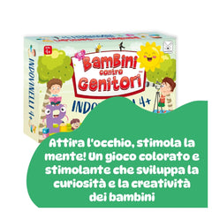 Asmodee - Bambini Contro Genitori - Juegos de Mesa - 4+ - STR0837 - Edición Italiana