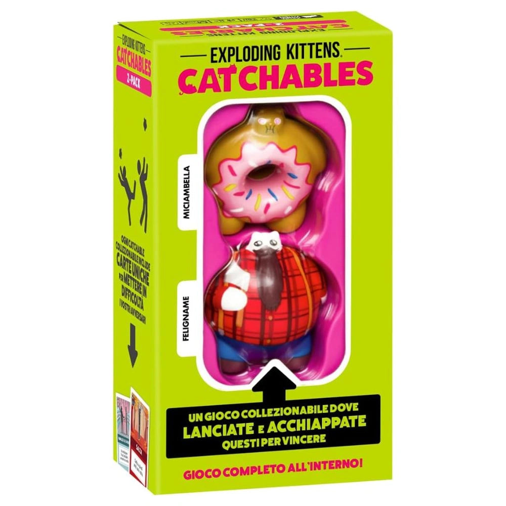 Asmodee - CATchables - Juegos de Cartas - +8 - Actividad Divertida - STR8664 - Edición Italiana