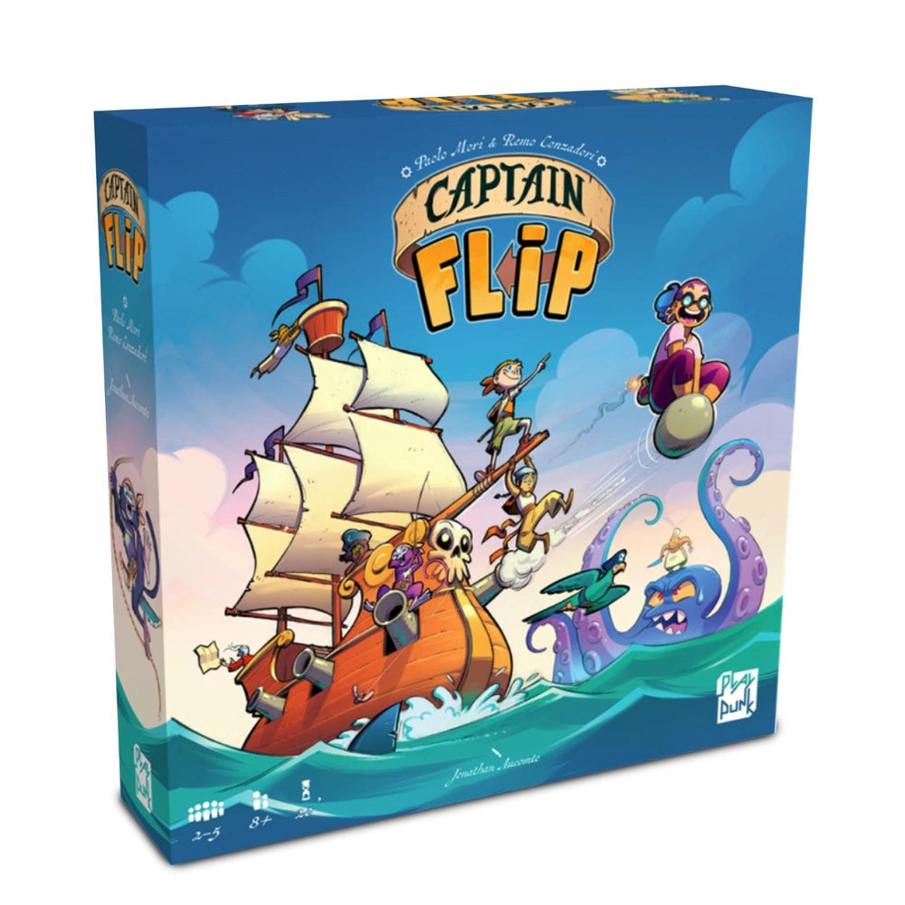 Asmodee - Captain Flip - Juegos de Mesa - +8 - Aventura - STR0721 - Edición Italiana