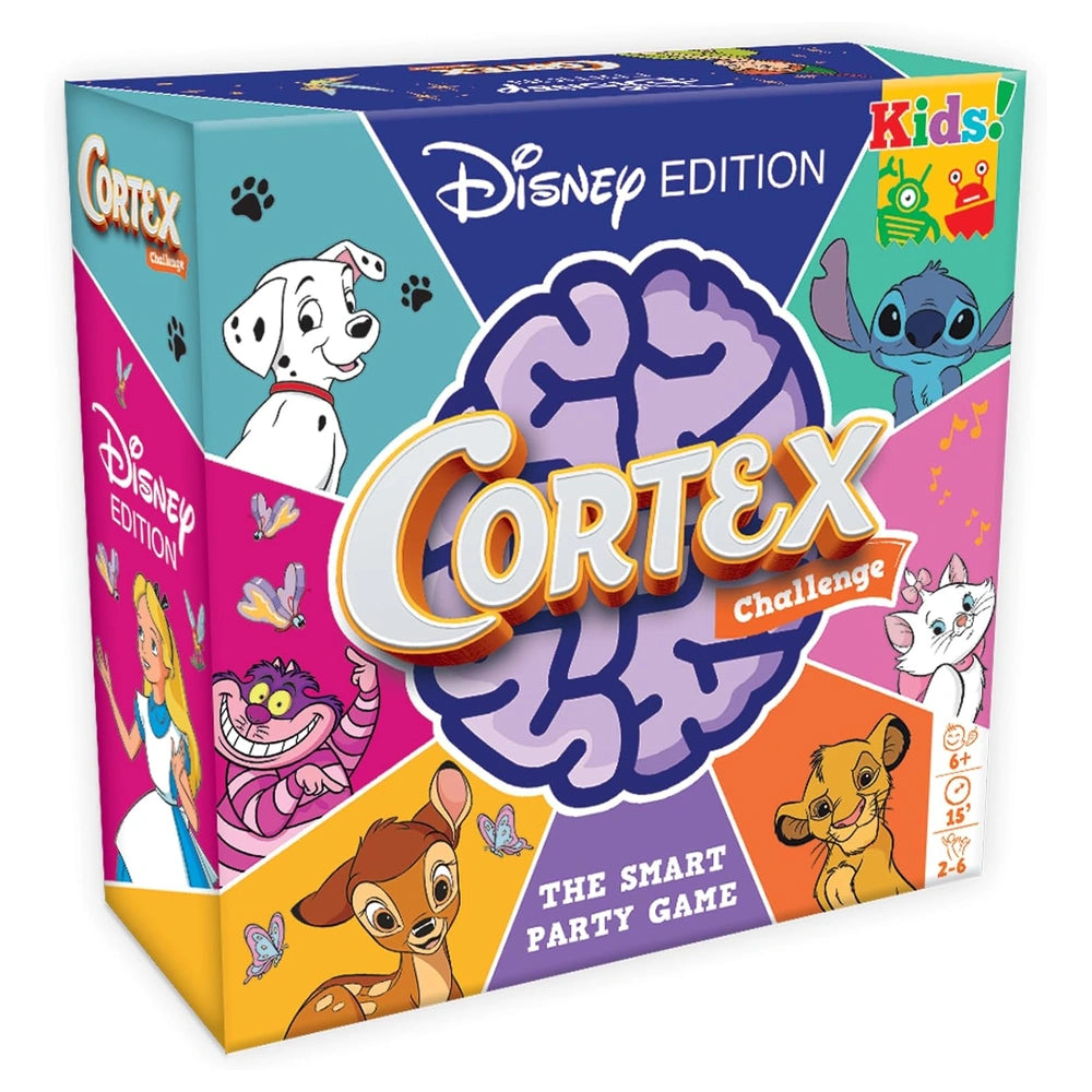 Asmodee - Cortex Disney Kids - Juegos de Mesa - +6 - Diversión y Aprendizaje - STR8939 - Edición Italiana