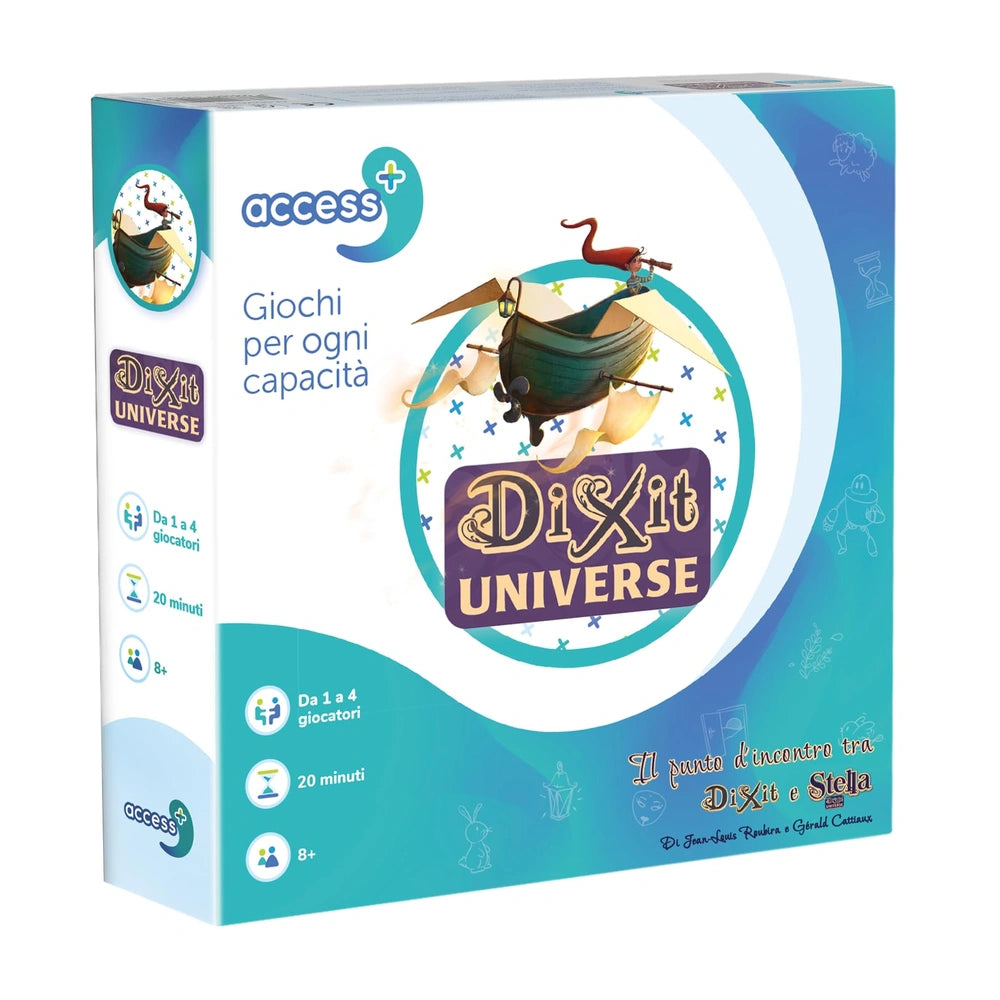 Asmodee - Dixit Universe Access+ - Juegos de Mesa - 8+ - STR9463 - Edición Italiana