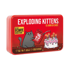 Asmodee - Exploding Kittens - Juegos de Mesa - +7 - Diversión para Todos - STR8873 - Edición Italiana