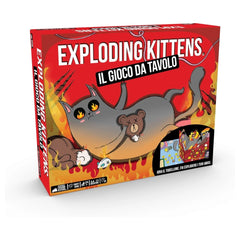Asmodee - Exploding Kittens - Juegos de Mesa - +7 - Noche de Juegos - STR8682 - Edición Italiana