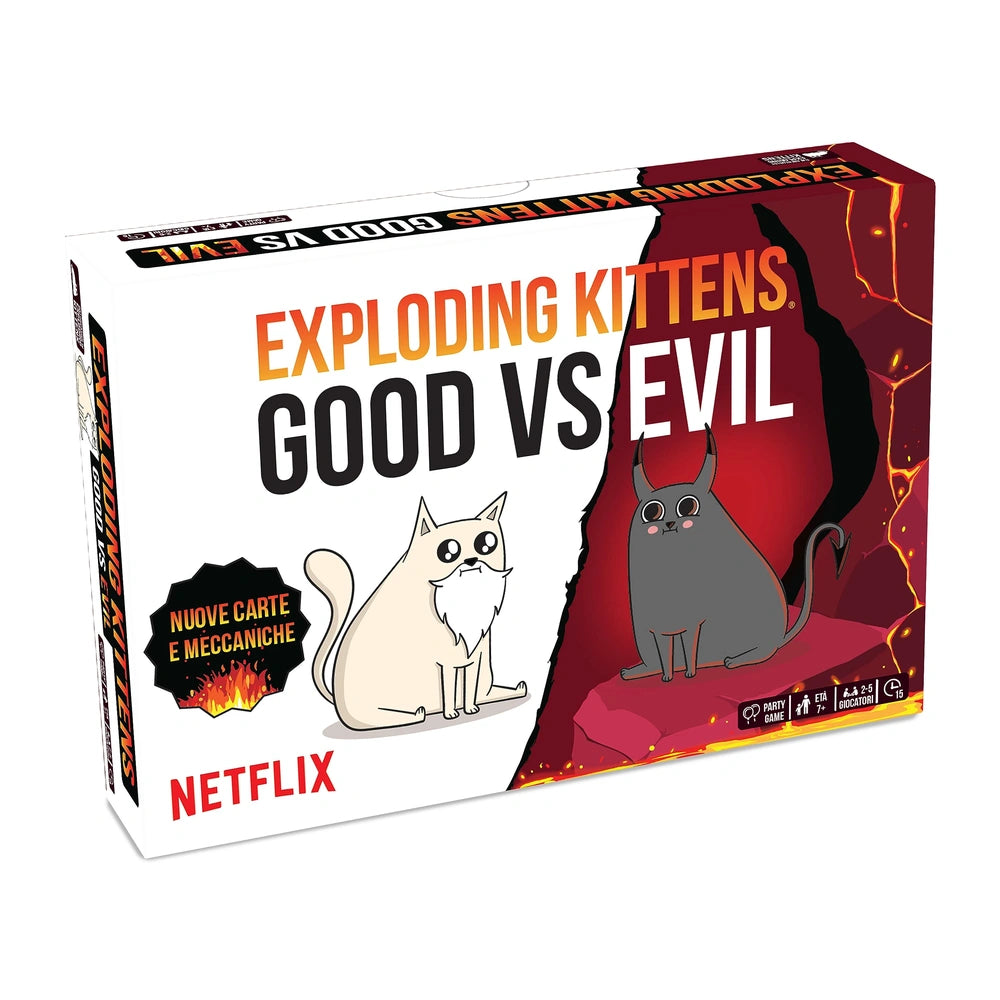 Asmodee - Exploding Kittens - Card Games - Age +7 - STR8634 - Italian Edition