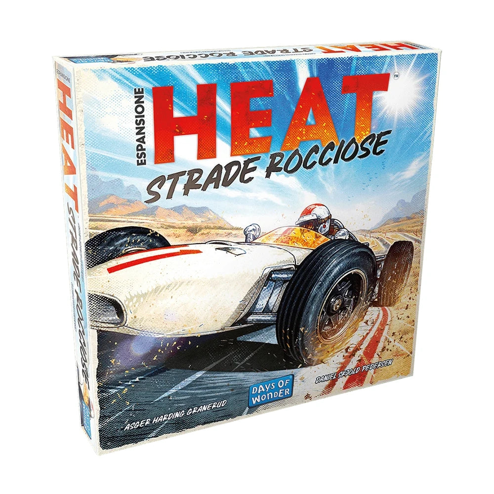 Asmodee - Heat – Strade Rocciose - Juegos de Mesa - +10 - STR8842 - Edición Italiana