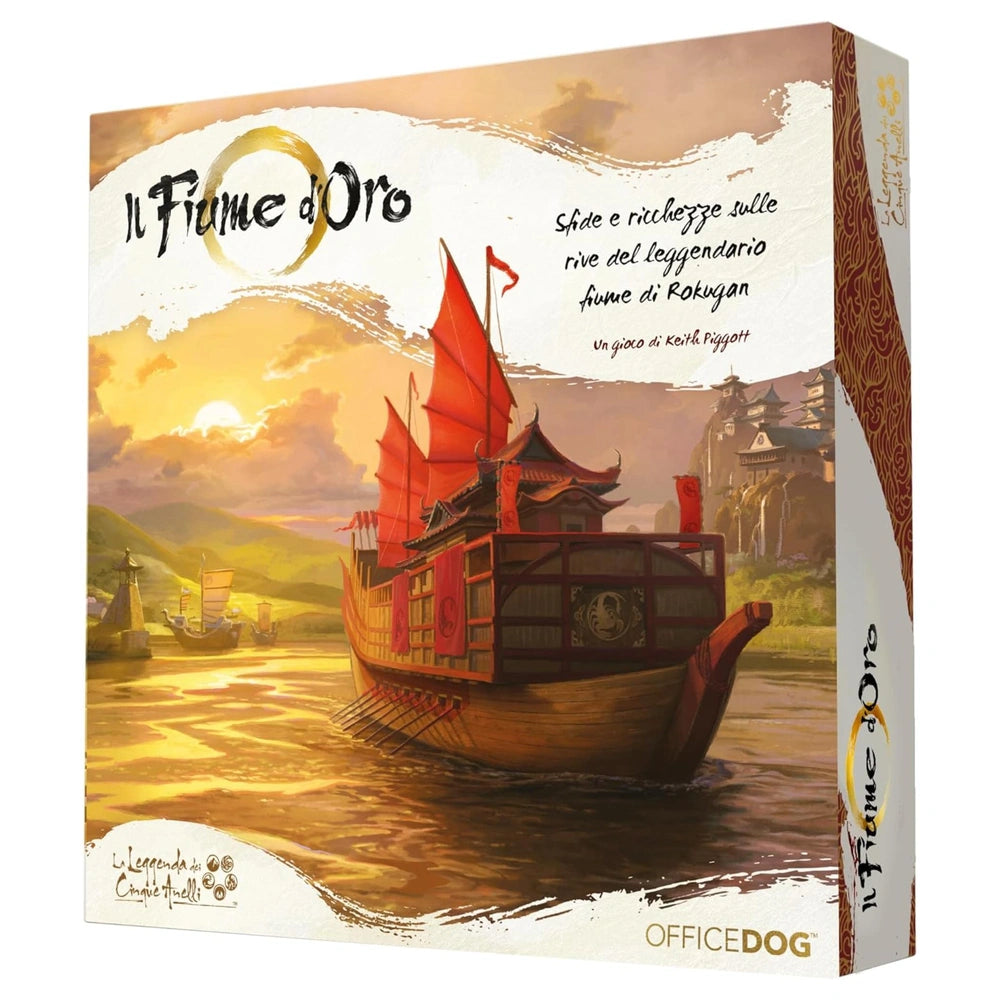 Asmodee - Il Fiume d'Oro - Board Games - Age +14 - STR9874 - Italian Edition