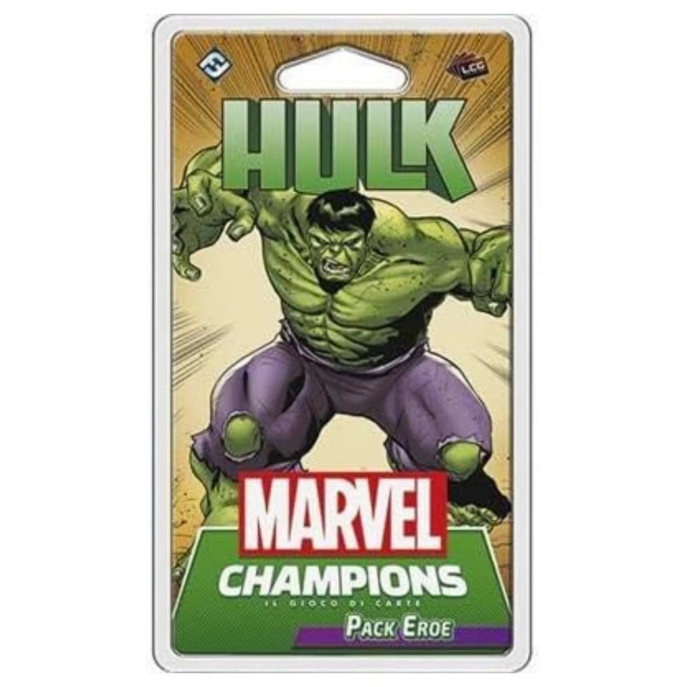 Asmodee - Marvel Champions LCG - Hulk - Juegos de Cartas - 12+ - STR9338 - Edición Italiana
