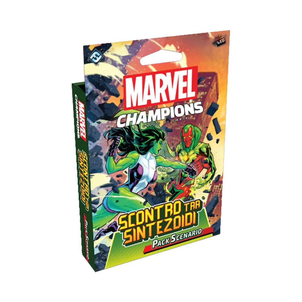 Asmodee - Marvel Champions LCG - Scontro tra Sintezoidi - Juegos de Mesa - 12 - STR9391 - Edición Italiana