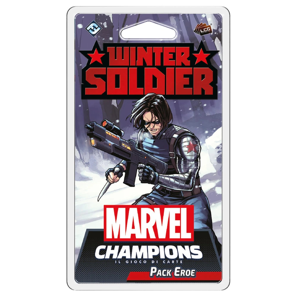 Asmodee - Marvel Champions LCG - Winter Soldier - Card Games - Age +12 - STR9388 - Italian Edition