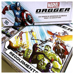 Asmodee - Marvel D.A.G.G.E.R. - Juegos de Mesa - 12+ - STR9137 - Edición Italiana