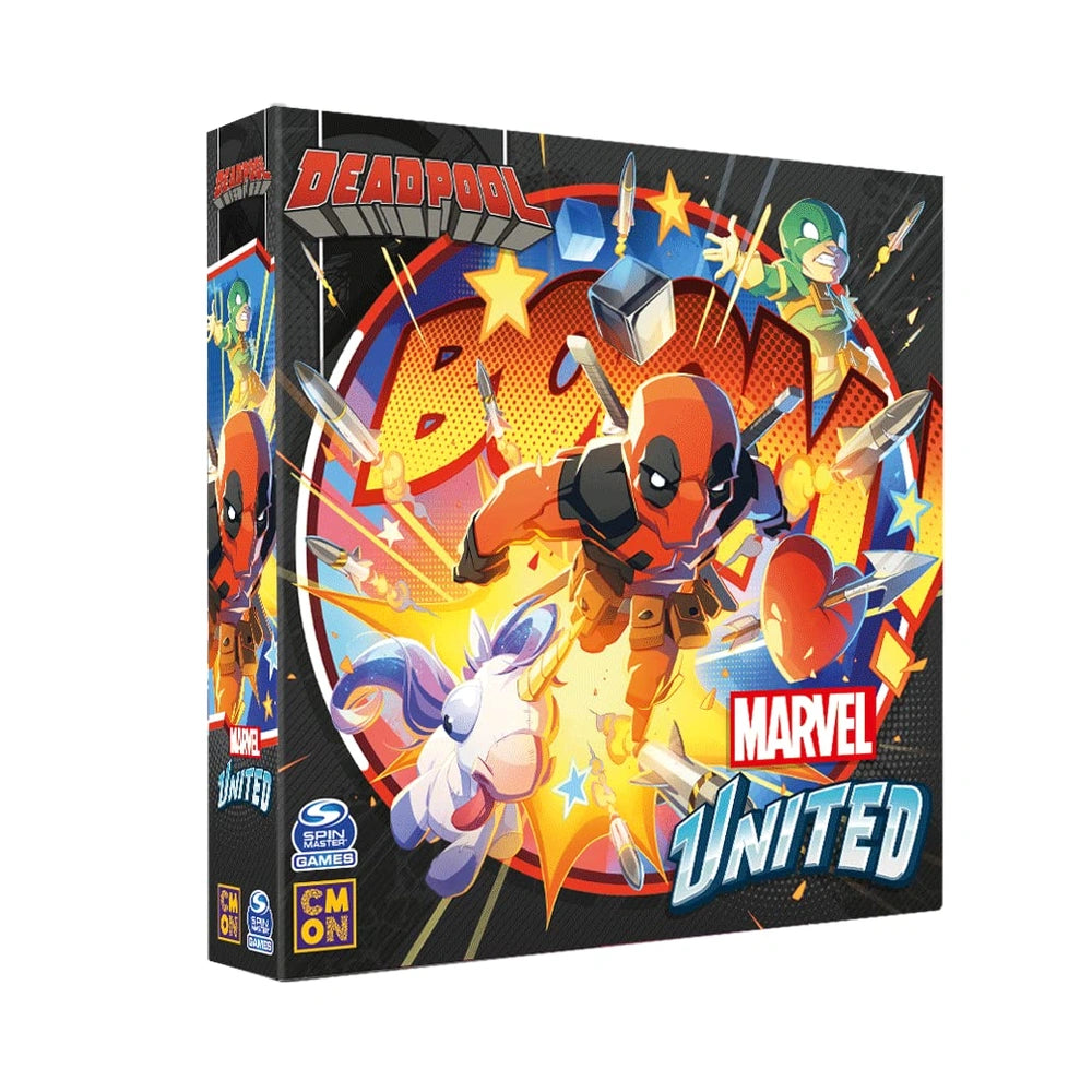 Asmodee - Marvel United Deadpool - Board Games - Age +10 - STR9989 - Italian Edition