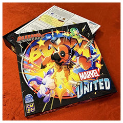 Asmodee - Marvel United Deadpool - Board Games - Age +10 - STR9989 - Italian Edition