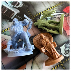 Asmodee - Marvel Zombies - Fantastic 4 Under Siege - Juegos de Mesa - +14 - STR8318 - Edición Italiana