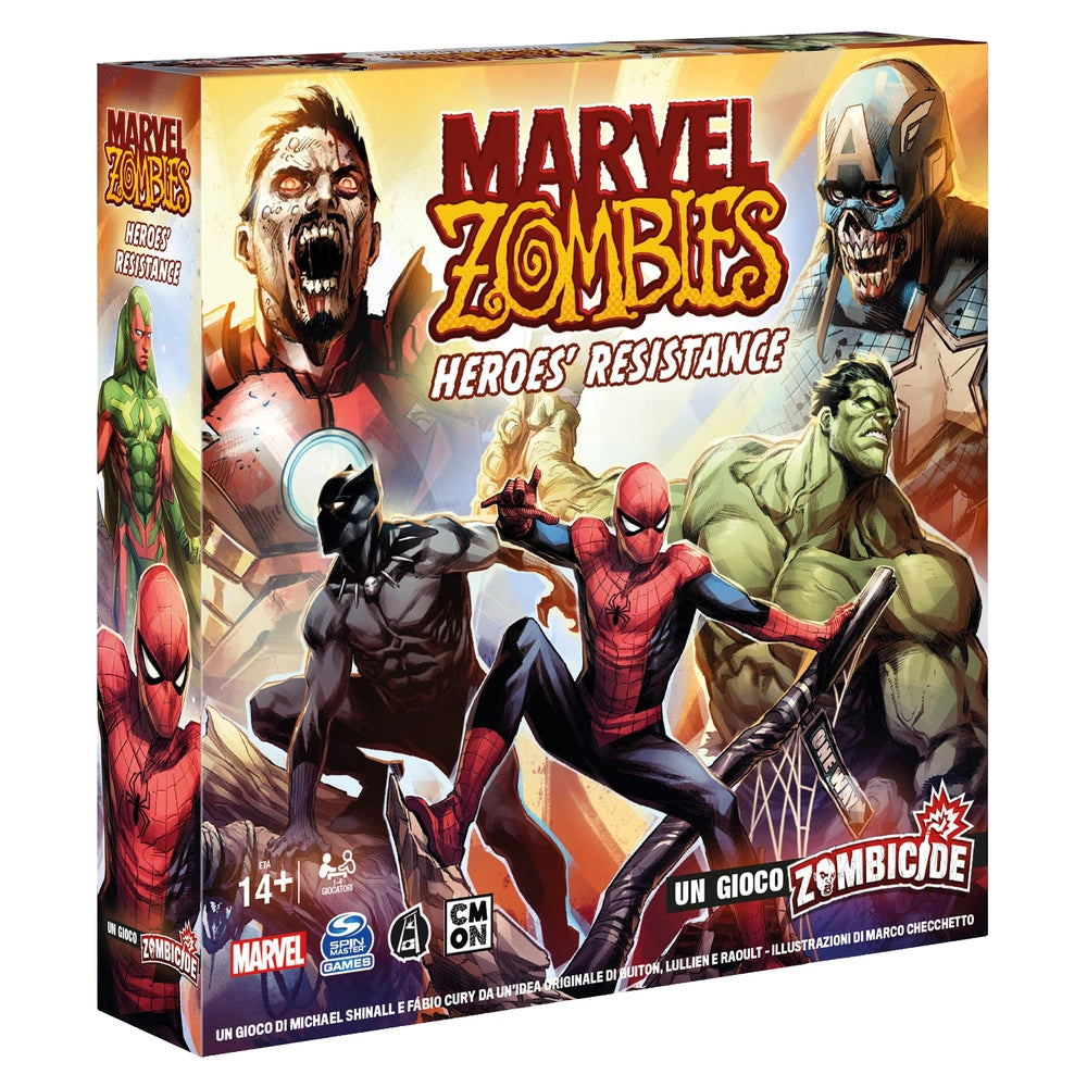 Asmodee - Marvel Zombies - Heroes' Resistance - Juegos de Mesa - 14 - STR8316 - Edición Italiana