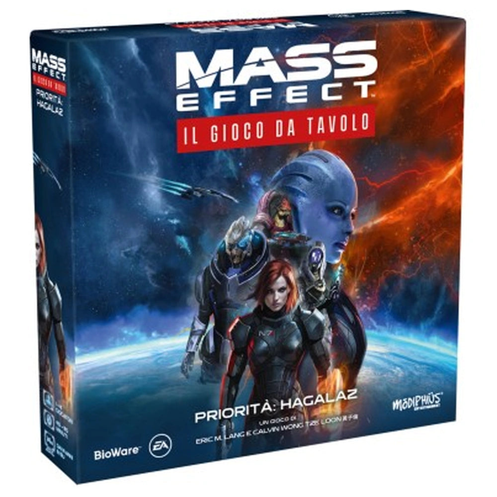 Asmodee - Mass Effect El Juego de Mesa – Prioridad Hagalaz - Juegos de Mesa - 14+ - STR8858 - Edición Italiana