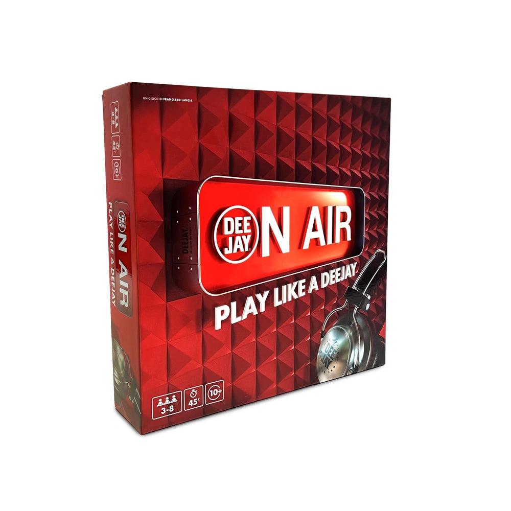 Asmodee - On Air - Juegos de Mesa - 10+ - Juega Como un Deejay - STR5468 - Edición Italiana