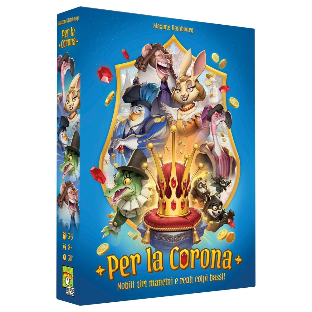 Asmodee - Per la Corona - Board Games - Age +8 - Strategy - STR8654 - Italian Edition