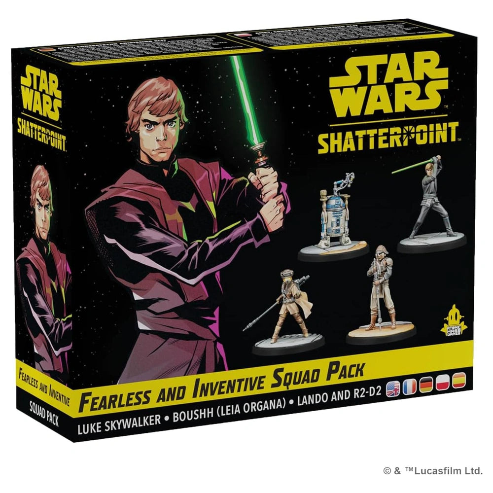 Asmodee - Star Wars Shatterpoint Fearless and Inventive - Juegos de Mesa - 14 - STR10276 - Edición Italiana
