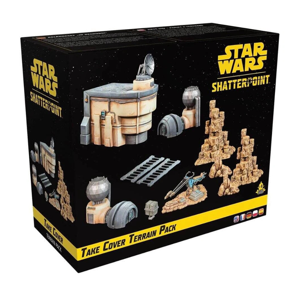 Asmodee - Star Wars Shatterpoint Take Cover Terrain Pack - Juegos de Mesa - 14+ - STR10257 - Edición Italiana