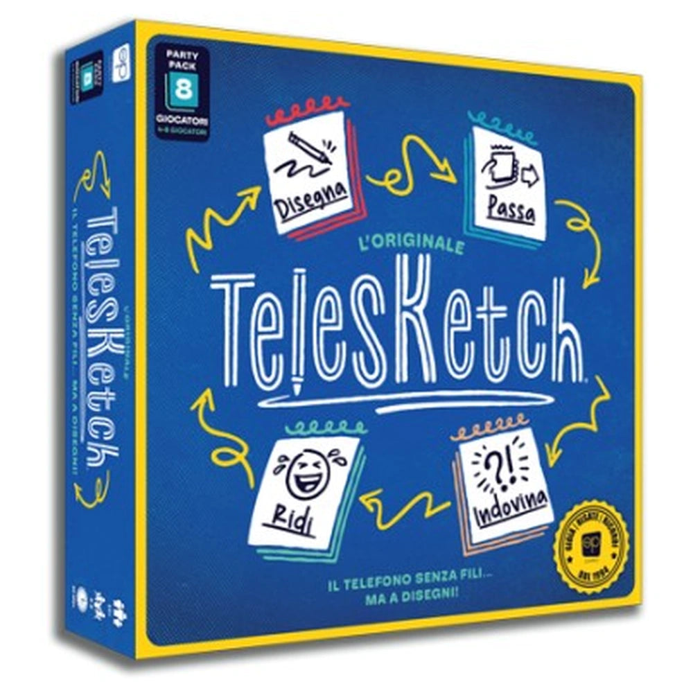 Asmodee - Telesketch - Juegos de Mesa - 10+ - STR8791 - Edición Italiana