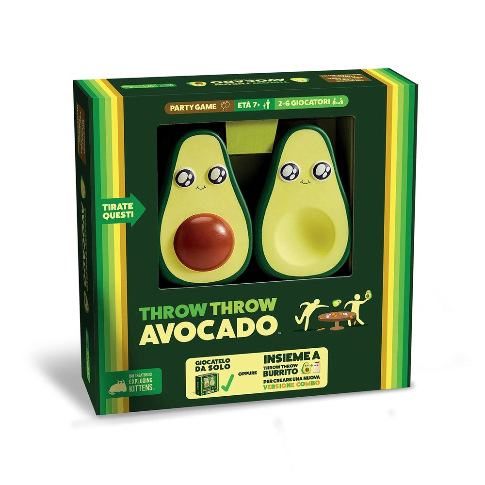 Asmodee - Throw Throw Avocado - Juegos de Mesa - 7+ - STR8626 - Edición Italiana