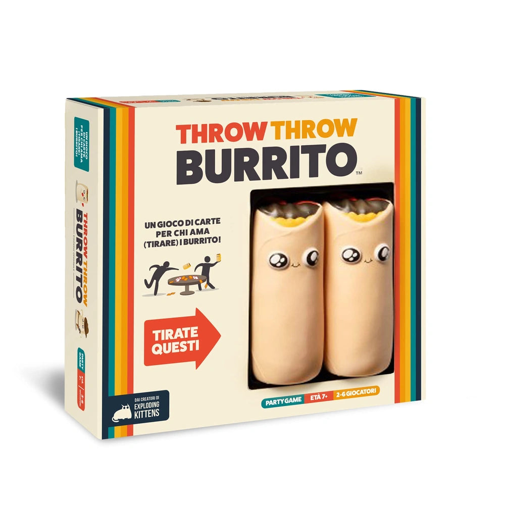 Asmodee - Throw Throw Burrito - Juegos de Cartas - +7 - STR8621 - Edición Italiana