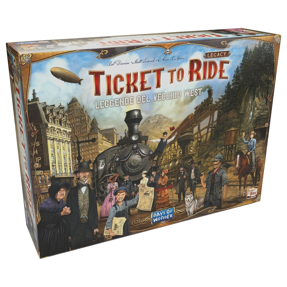 Asmodee - Ticket to Ride Legacy - Juegos de Mesa - 10+ - STR8527 - Edición Italiana