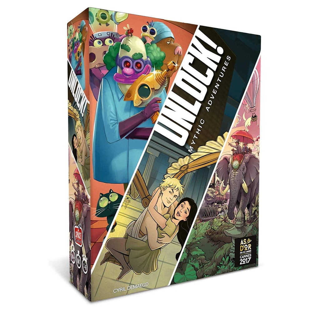 Asmodee - Unlock! Mythic Adventures - Juegos de Mesa - +10 - STR8988 - Edición Italiana