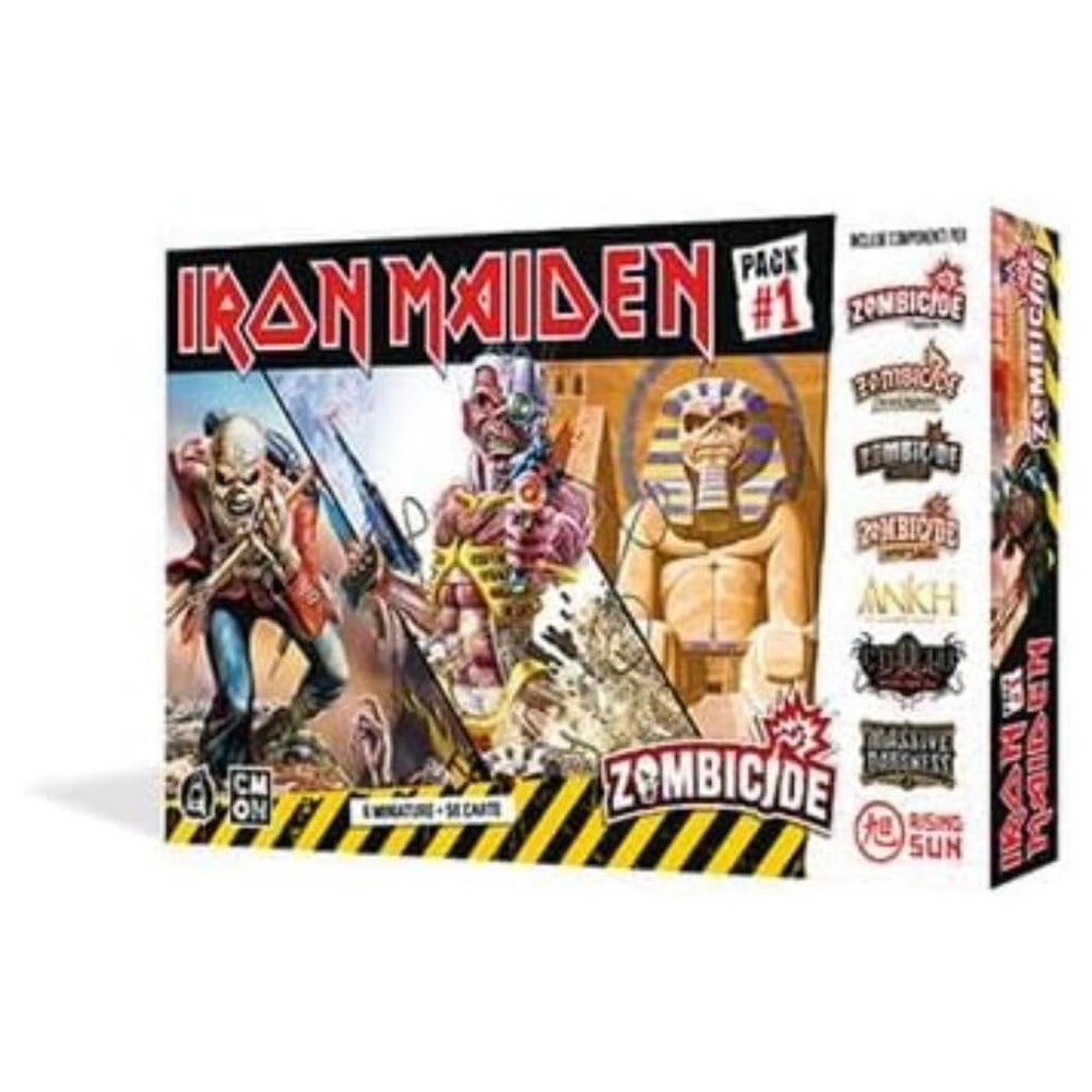 Asmodee - Zombicide - Iron Maiden Pack 1 - Juegos de Mesa - 14+ - STR8363 - Edición Italiana
