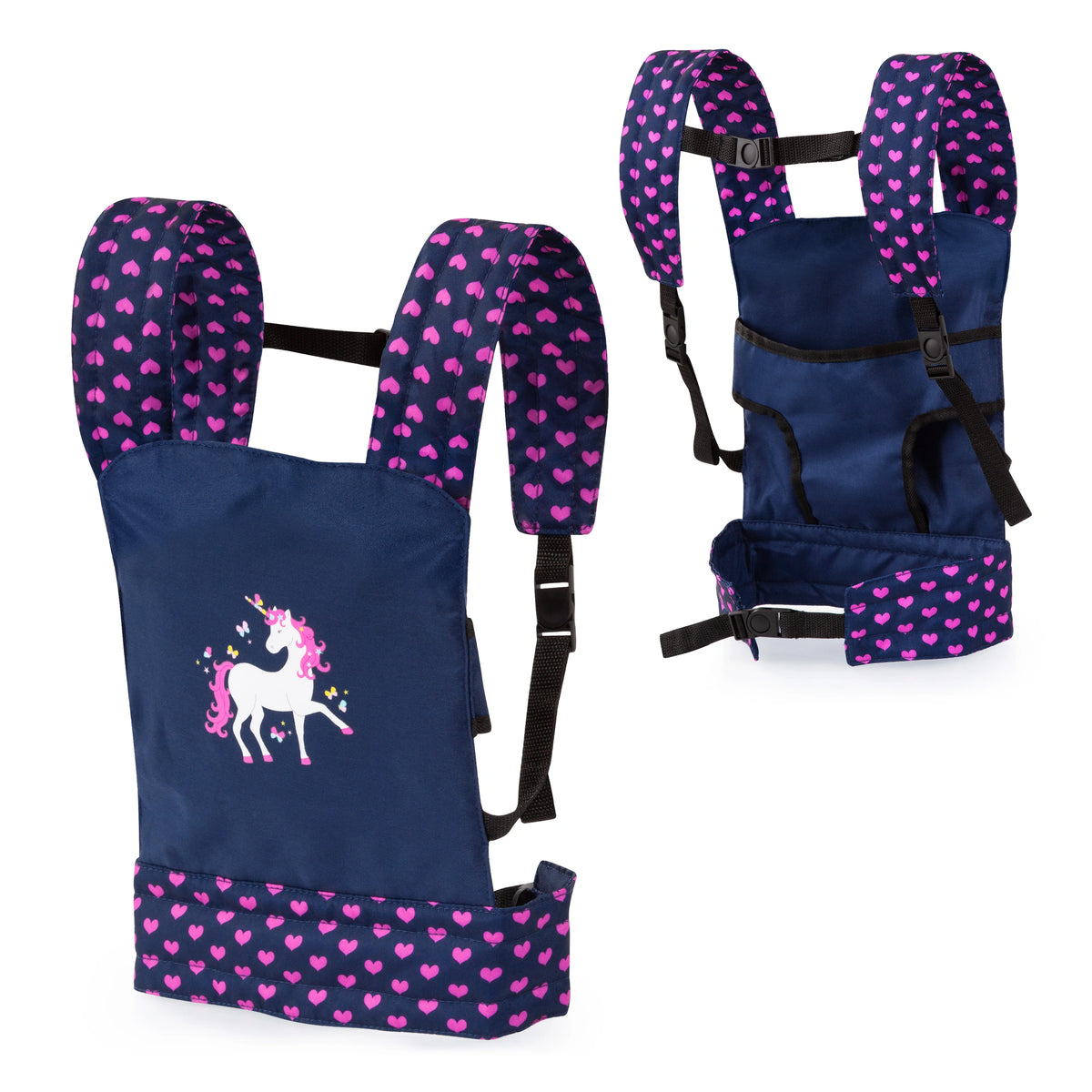 BAYER DESIGN - Doll Carrier Unicorn Blue Pink - Dolls Playsets Toy Figures