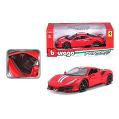 BBurago - Ferrari 488 Pista 1:24 Die Cast Play Vehicles